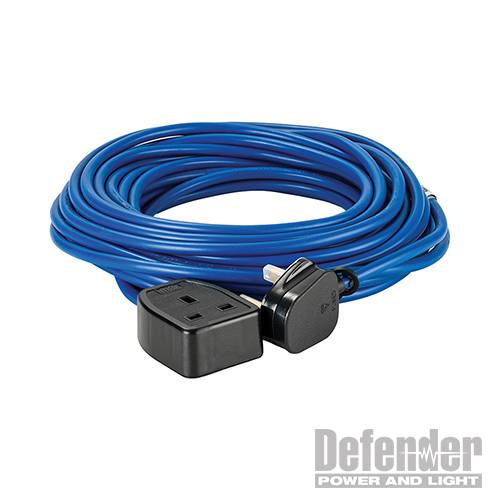 Defender E85222 Extension Lead Blue 1.5mm2 13A 14m - We Sell Any Tool